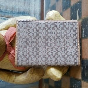 Coach Passport Case in Signature Canvas